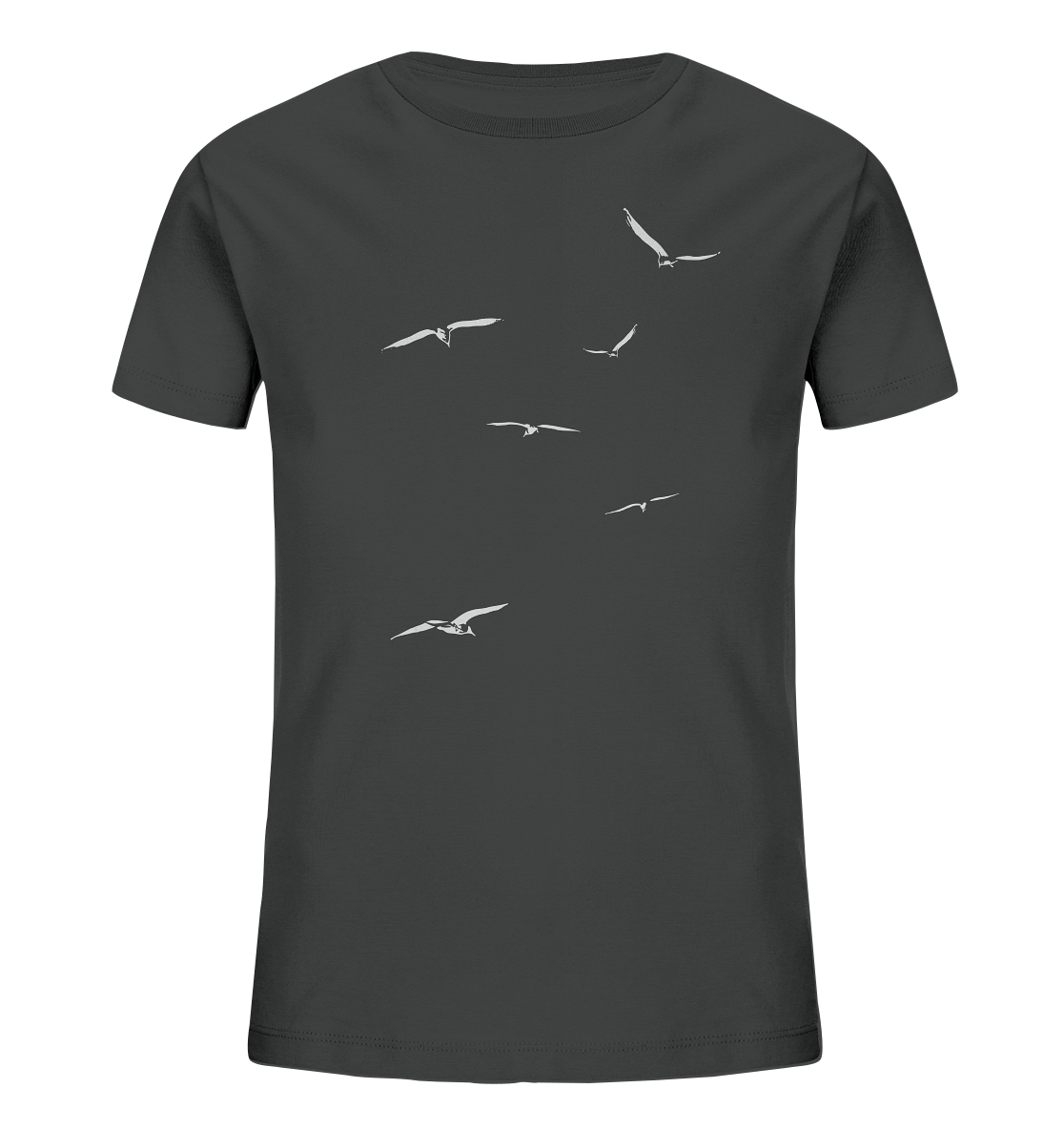 Vogelschwarm – Traum vom Fliegen - Kids Organic Shirt