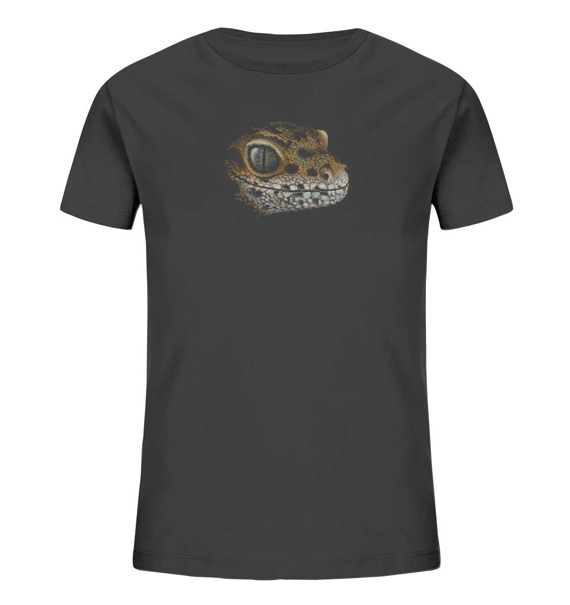 Leopard Gecko Skizze Kritzelkunst - Kids Organic Shirt