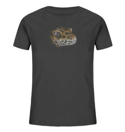 Leopard Gecko Skizze Kritzelkunst - Kids Organic Shirt