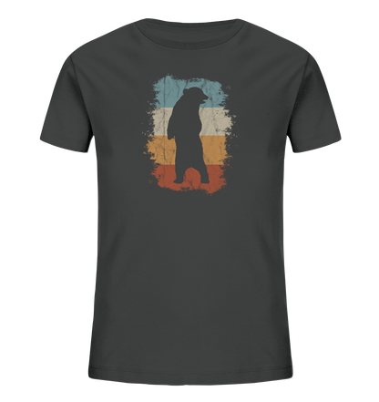 Retro Bären-Silhouette - Kids Organic Shirt