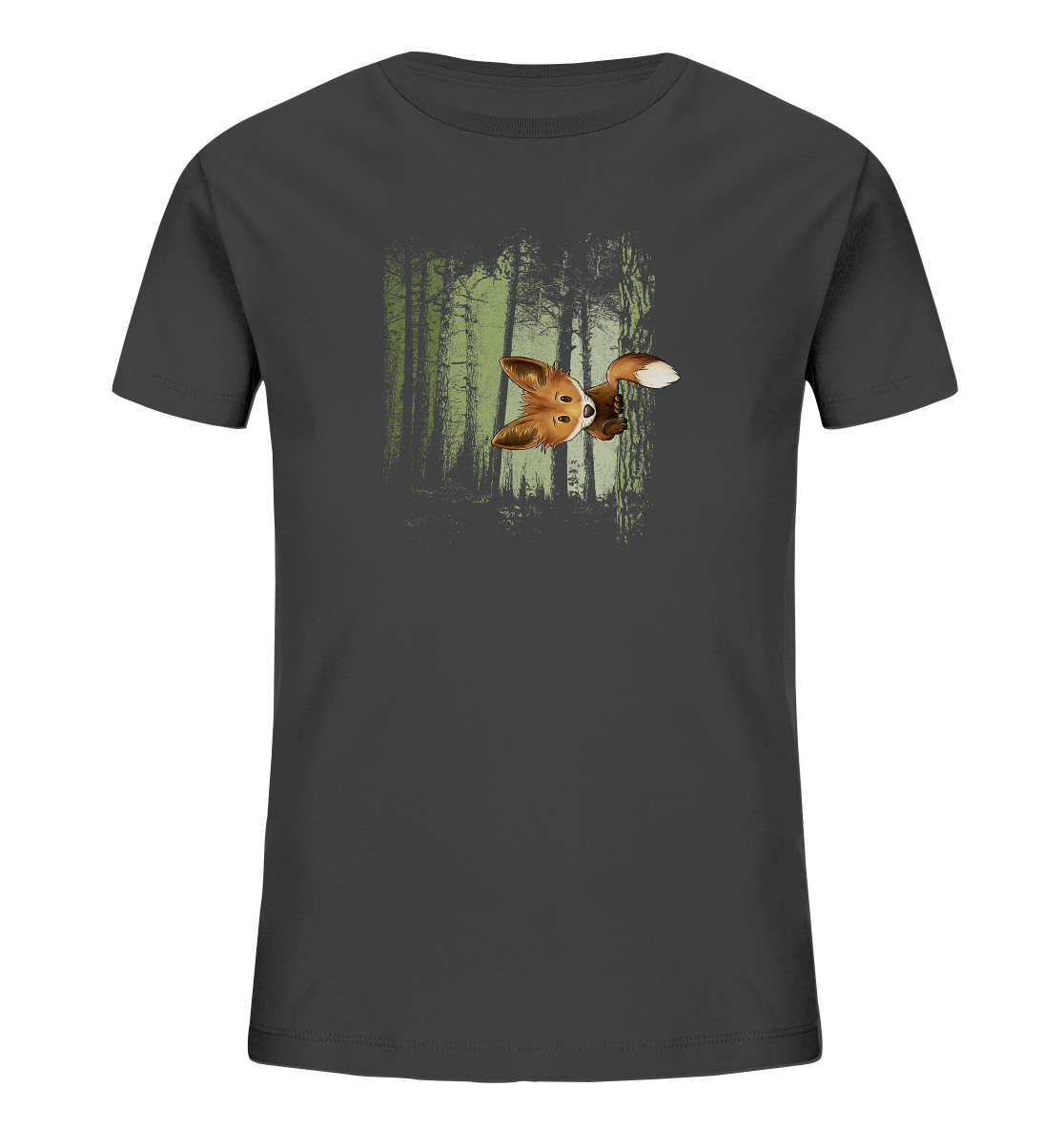 Fuchs im Zwielicht-Wald - Kids Organic Shirt