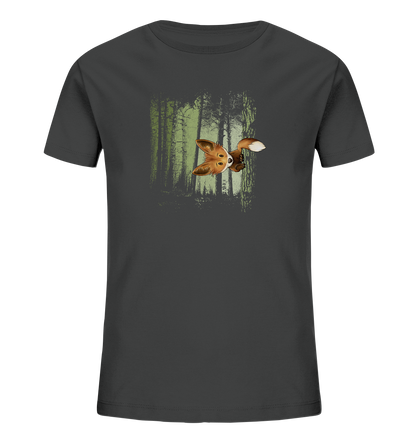 Fuchs im Zwielicht-Wald - Kids Organic Shirt