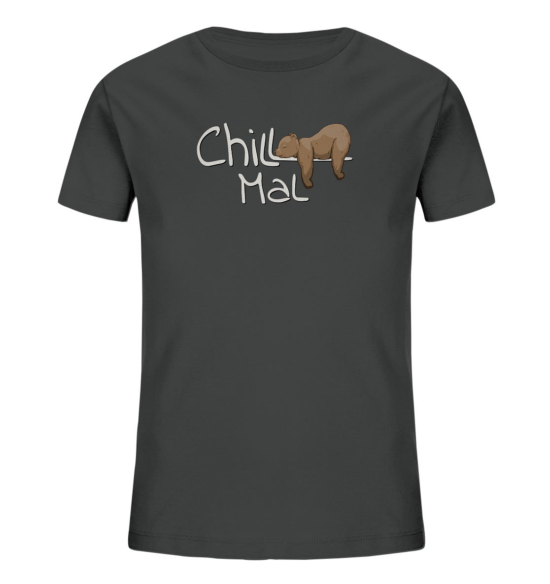 Chill Mal schläfriger Braunbär - Kids Organic Shirt