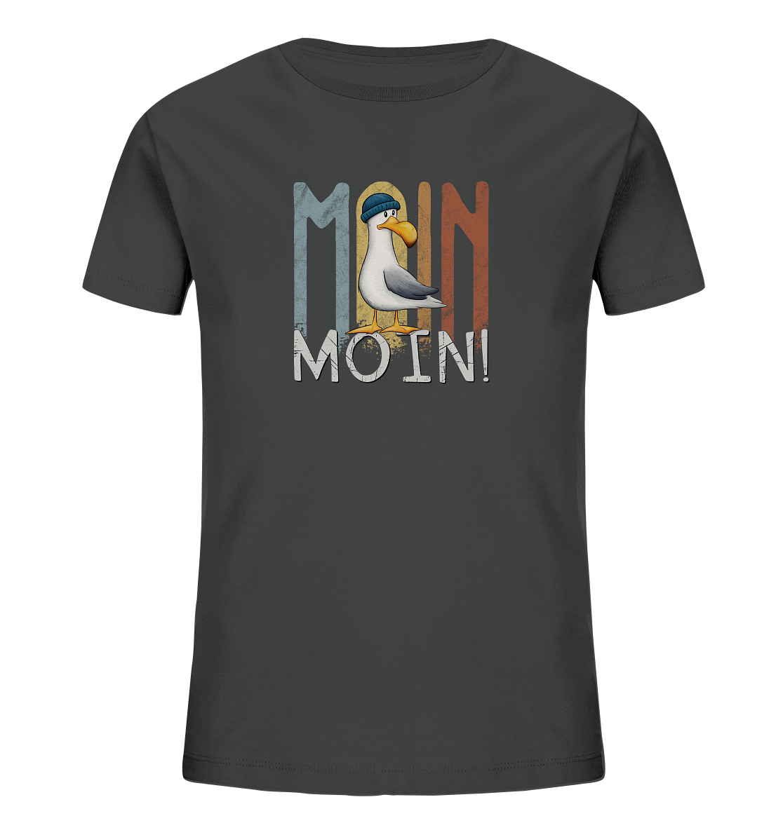 Moin Moin norddeutsche Möwe - Kids Organic Shirt