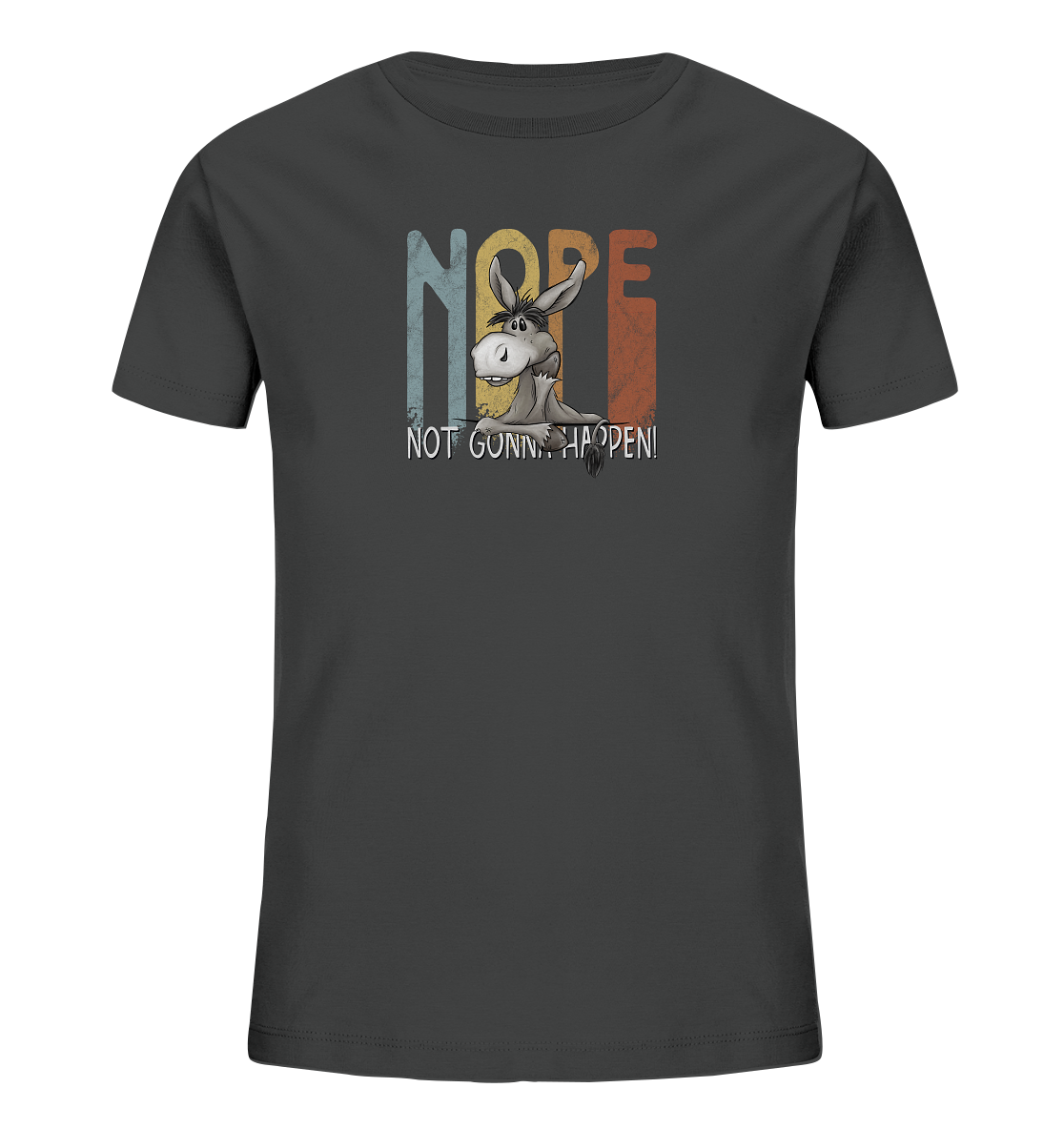 Nope | bockiger Esel - Kids Organic Shirt