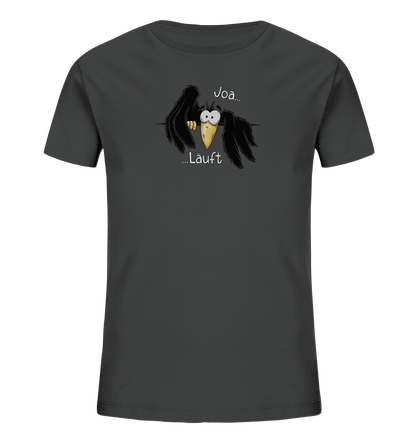 Joa Läuft Krähe gechillter Rabe - Kids Organic Shirt