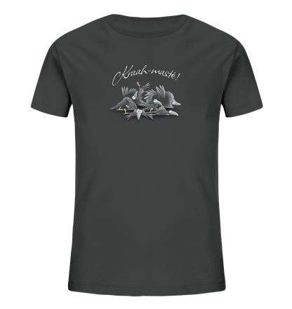 Kraah-masté! Yoga Raben Krähen - Kids Organic Shirt