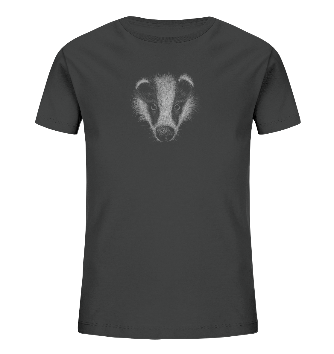 Kritzel-Kunst Dachs Illustration - Kids Organic Shirt
