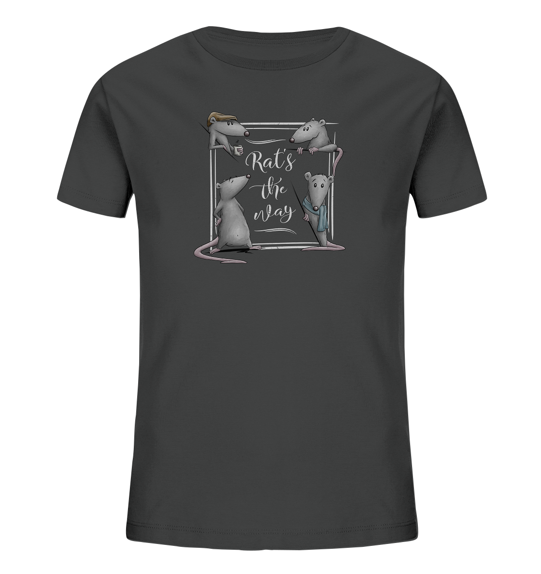 Rat’s The Way Kaffeehaus Ratten - Kids Organic Shirt