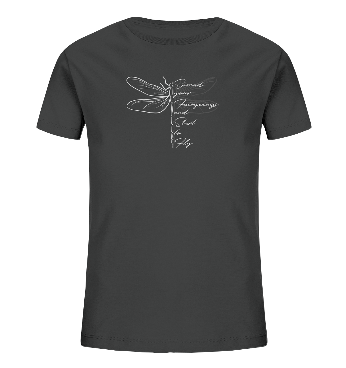 Breite die Flügel aus und flieg los | Libelle - Kids Organic Shirt