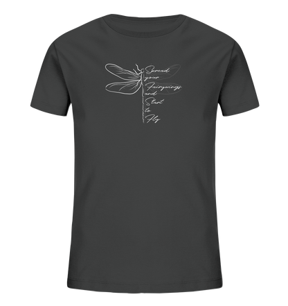 Breite die Flügel aus und flieg los | Libelle - Kids Organic Shirt