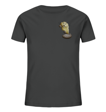 Lustiger frecher Biber - Kids Organic Shirt