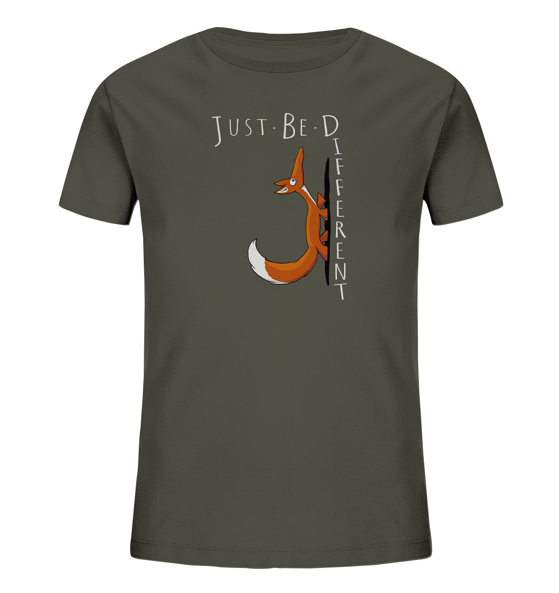 Just Be Different | Sei Anders, kleiner Fuchs - Kids Organic Shirt