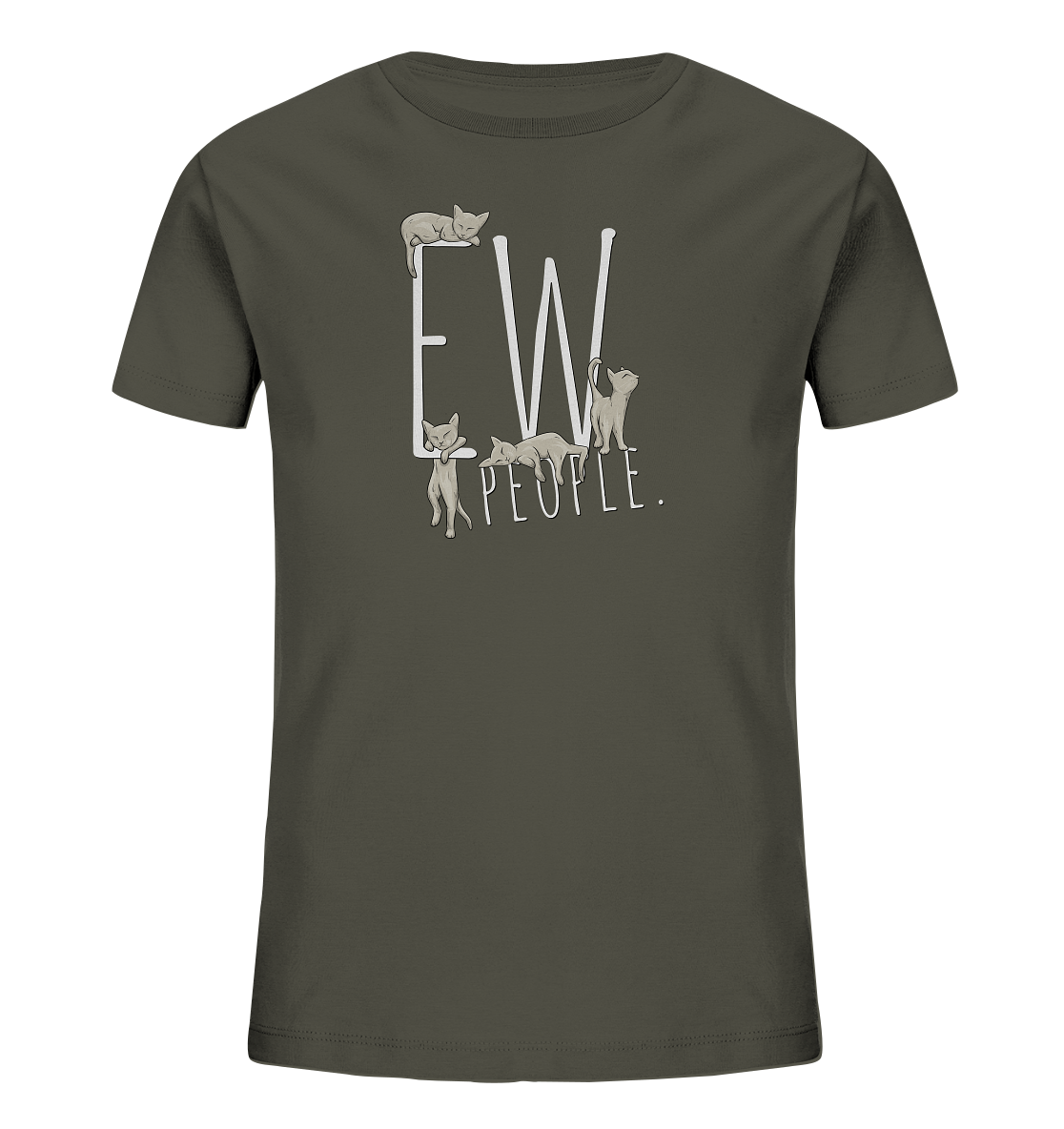 Ew, People. Sarkastische Katzen - Kids Organic Shirt