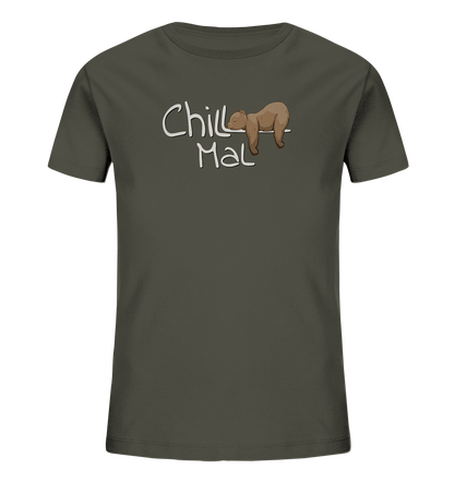 Chill Mal schläfriger Braunbär - Kids Organic Shirt