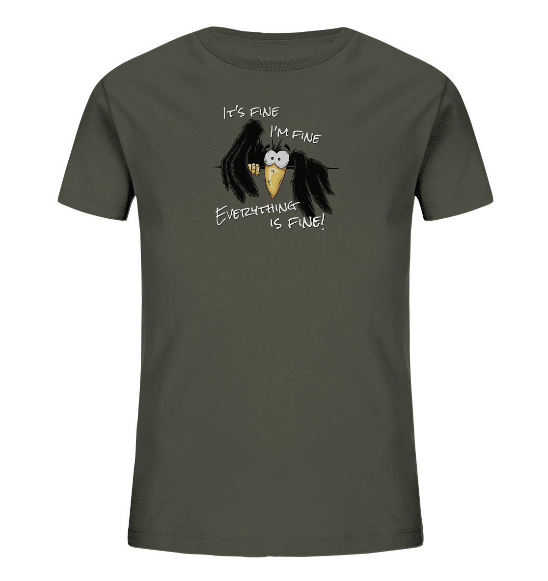 I’m Fine Rabe | Alles Gut Krähe - Kids Organic Shirt