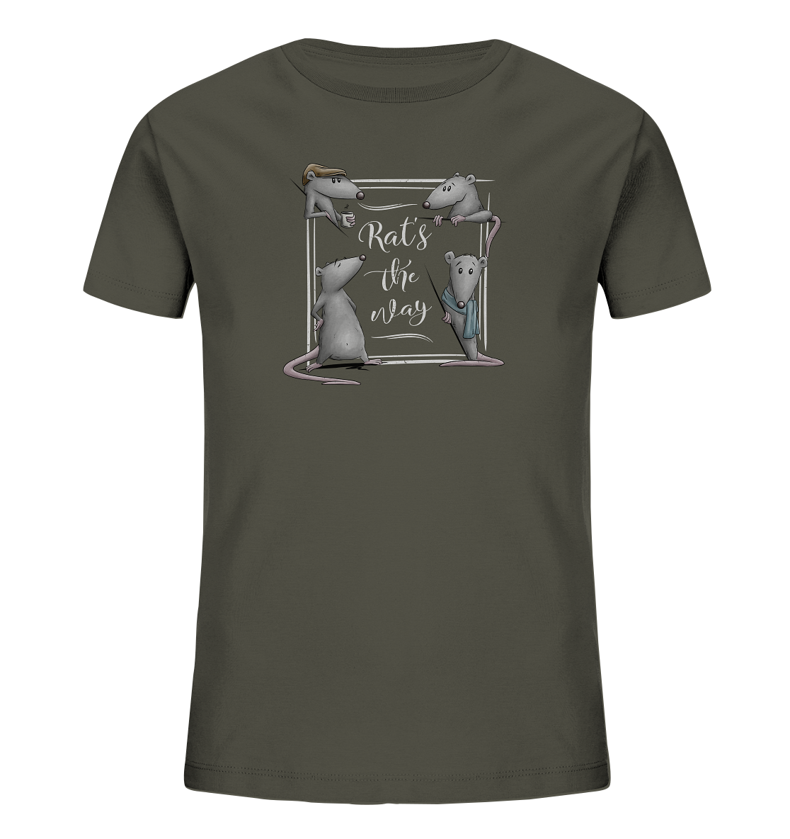 Rat’s The Way Kaffeehaus Ratten - Kids Organic Shirt