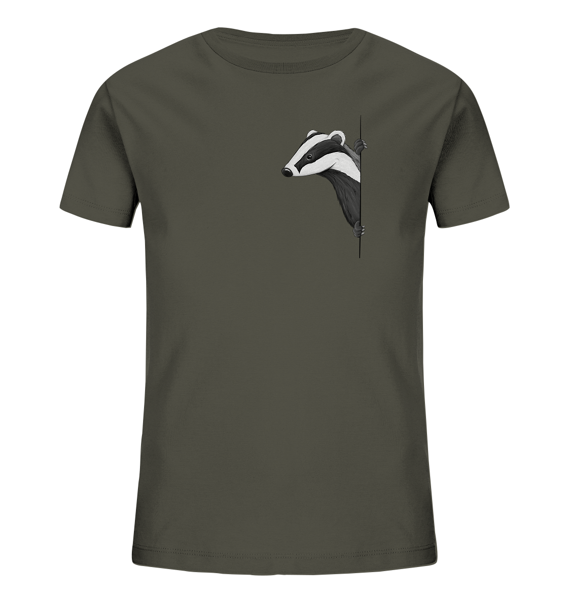 Lässiger Dachs Meister Grimbart - Kids Organic Shirt