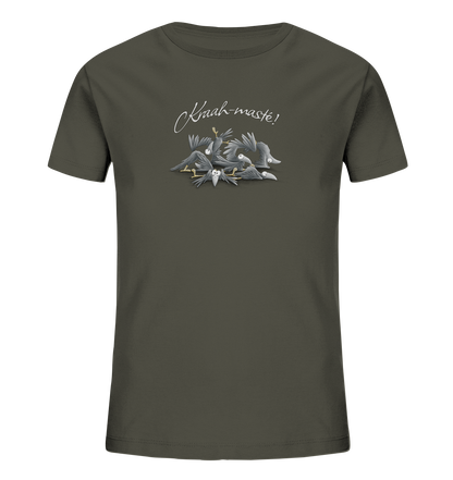 Kraah-masté! Yoga Raben Krähen - Kids Organic Shirt