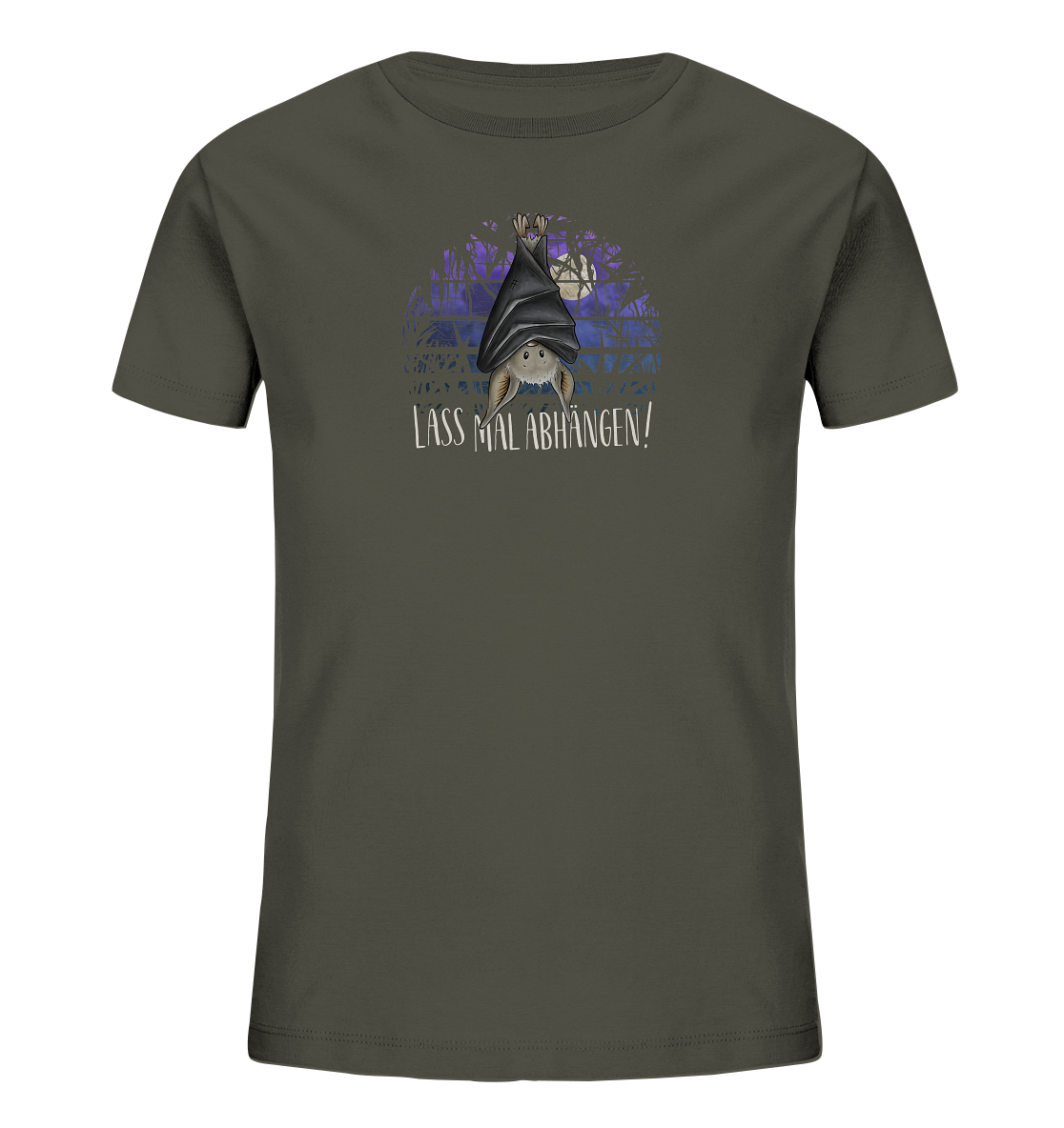 Lass mal abhängen Fledermaus - Kids Organic Shirt
