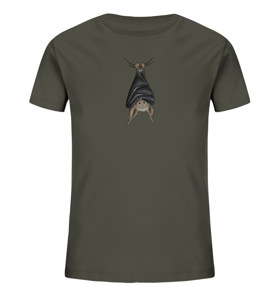 Lustig chillende Fledermaus - Kids Organic Shirt