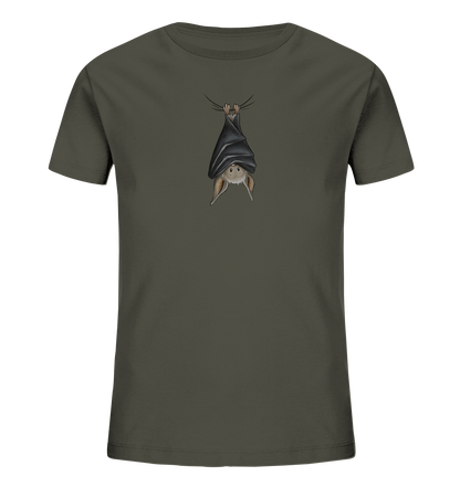 Lustig chillende Fledermaus - Kids Organic Shirt