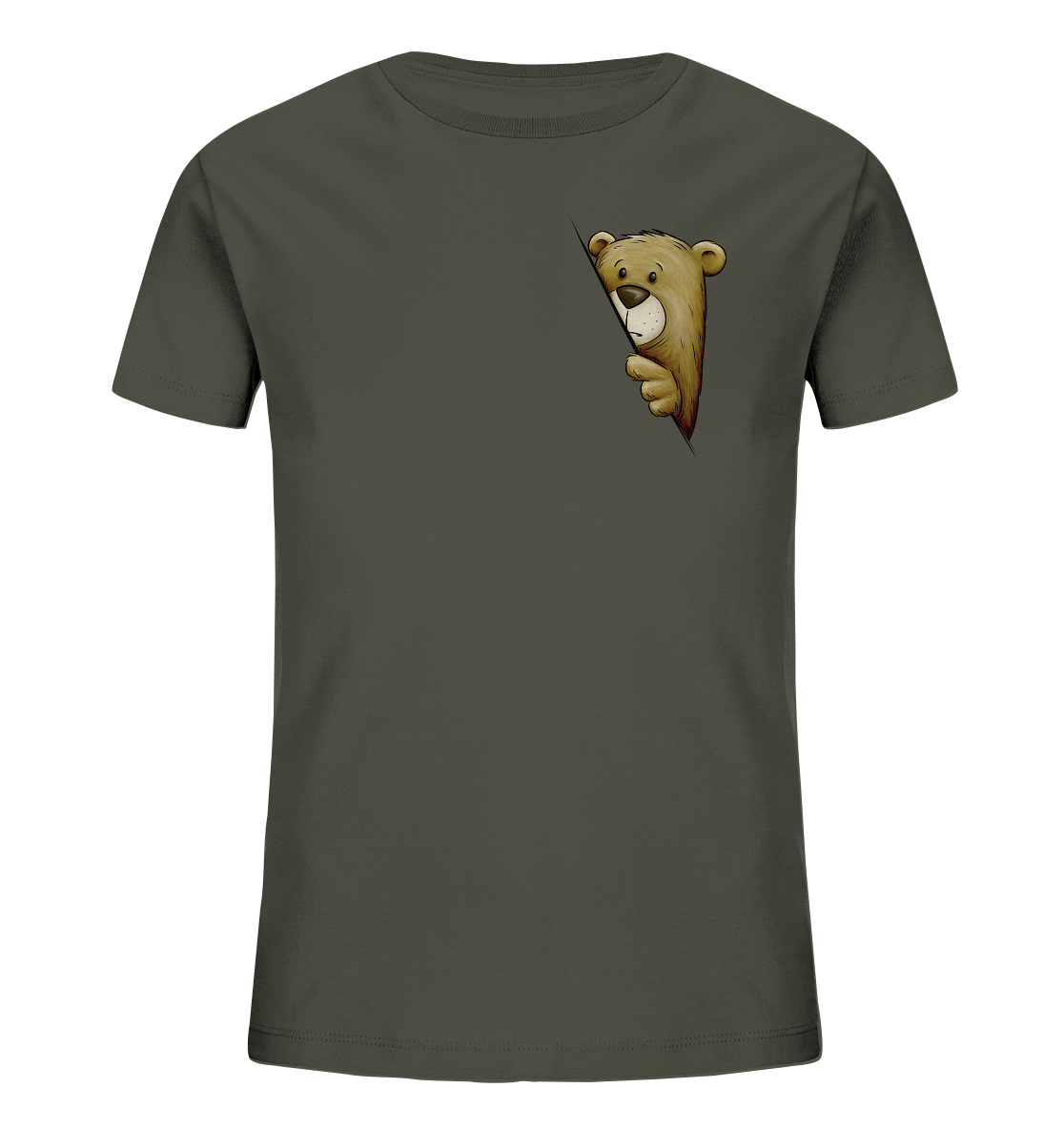 Funky Bär Illustration - Kids Organic Shirt