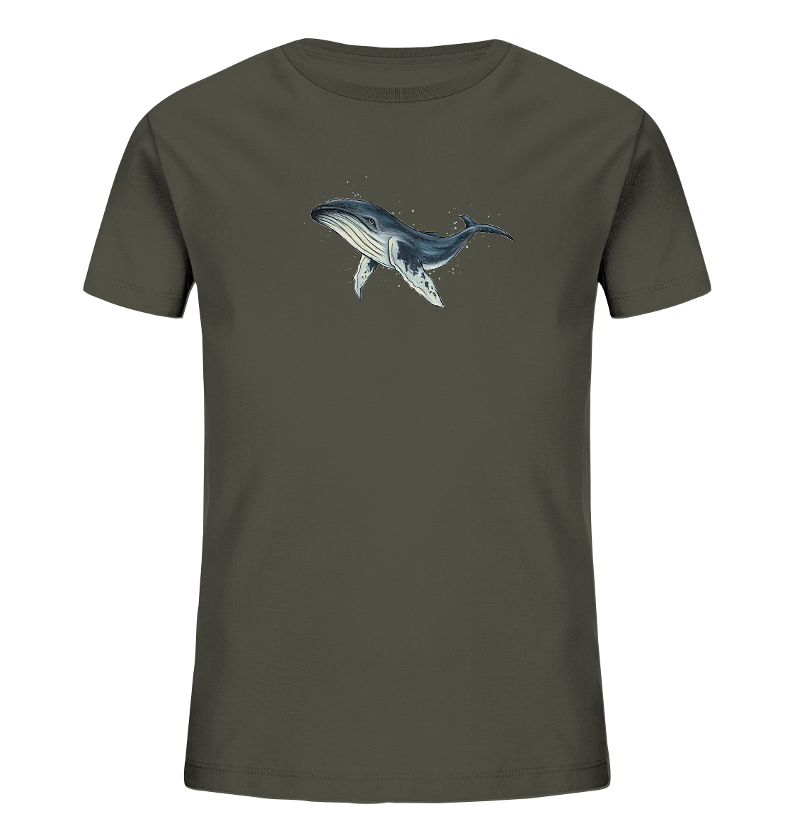 Tiefsee Ozean-Riese Buckelwal - Kids Organic Shirt