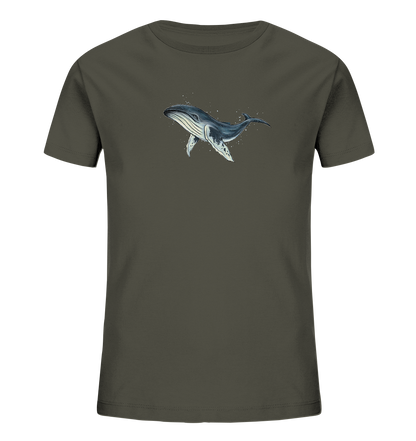 Tiefsee Ozean-Riese Buckelwal - Kids Organic Shirt