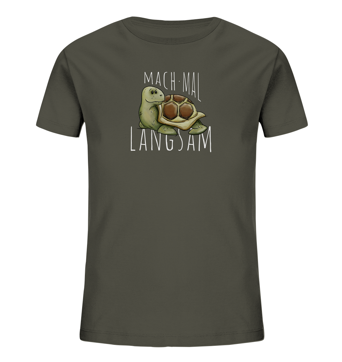 Mach mal langsam Schildkröte - Kids Organic Shirt