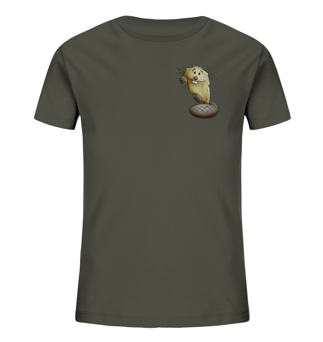 Lustiger frecher Biber - Kids Organic Shirt