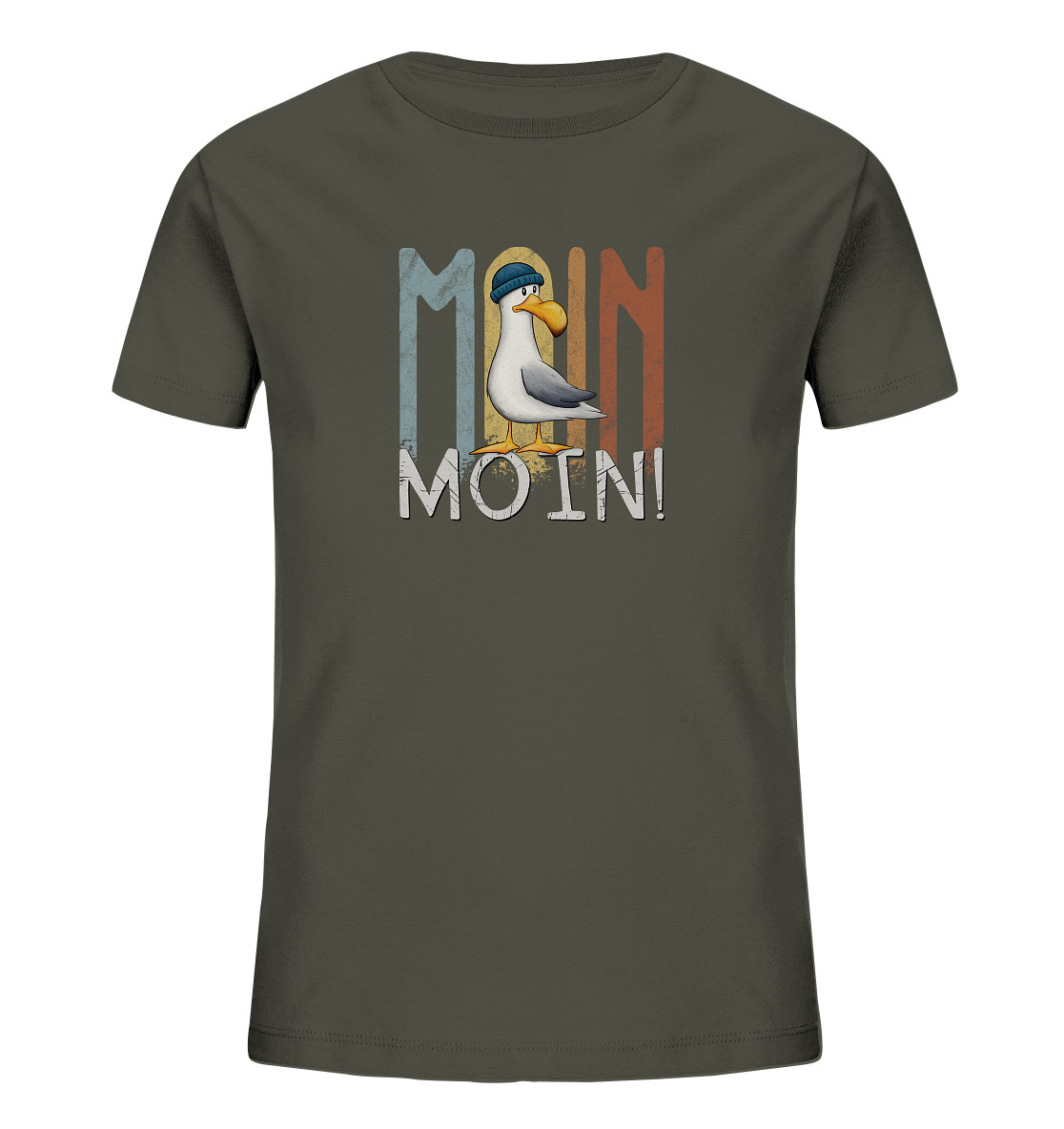Moin Moin norddeutsche Möwe - Kids Organic Shirt