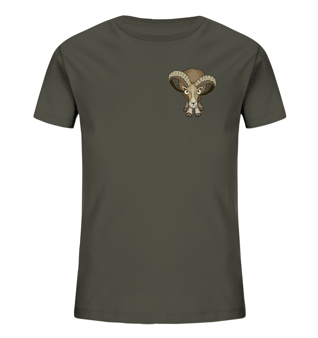 Bockiges Mufflon Widder Schafbock - Kids Organic Shirt