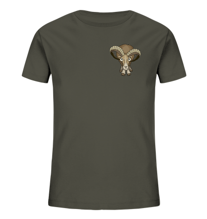 Bockiges Mufflon Widder Schafbock - Kids Organic Shirt