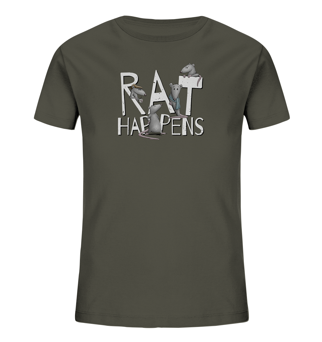 Rat Happens Ratten - Kids Organic Shirt