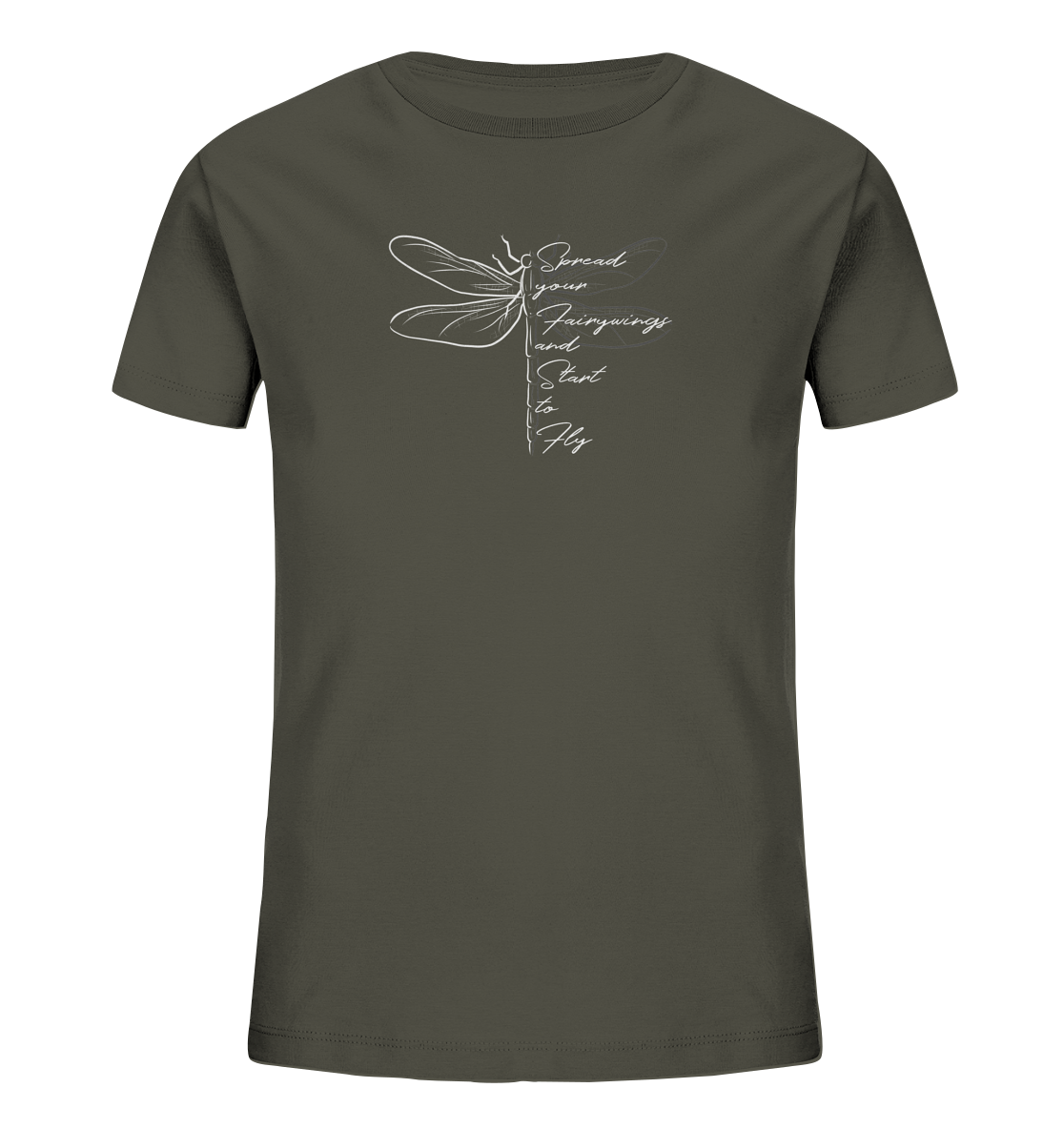 Breite die Flügel aus und flieg los | Libelle - Kids Organic Shirt