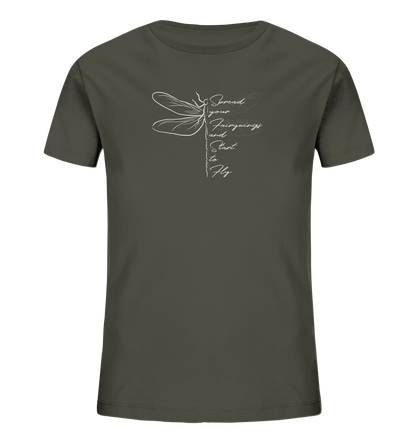 Breite die Flügel aus und flieg los | Libelle - Kids Organic Shirt