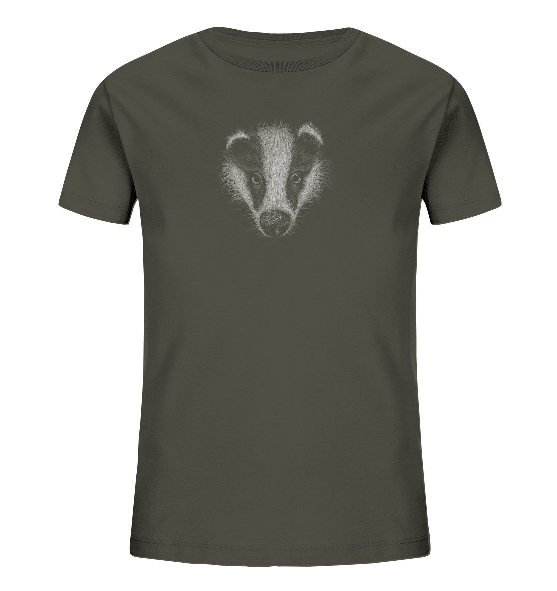 Kritzel-Kunst Dachs Illustration - Kids Organic Shirt