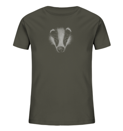 Kritzel-Kunst Dachs Illustration - Kids Organic Shirt