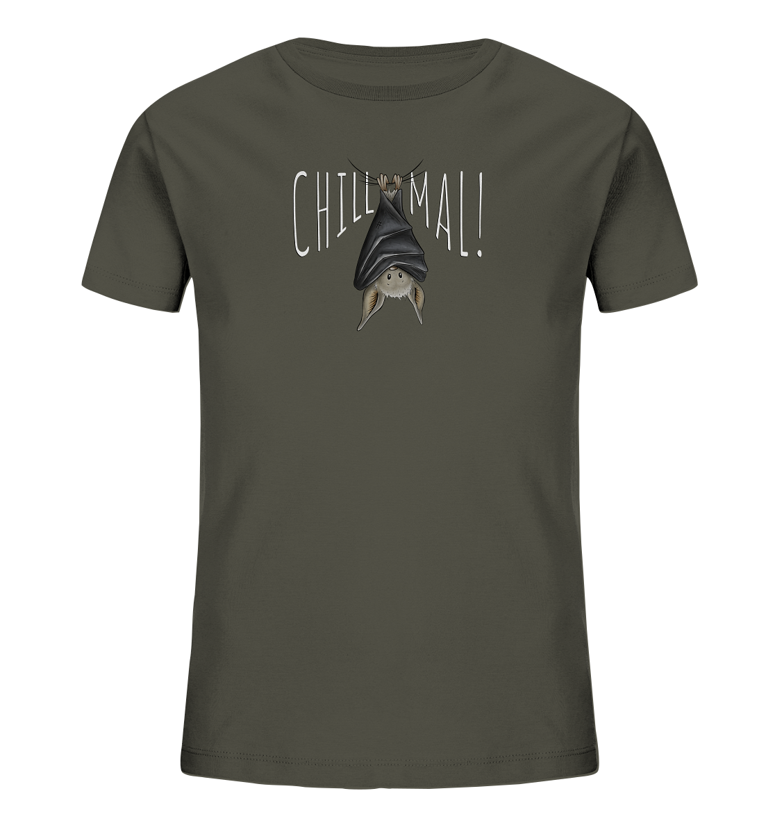 Chill Mal gemütliche Fledermaus - Kids Organic Shirt