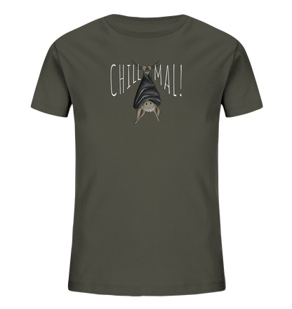 Chill Mal gemütliche Fledermaus - Kids Organic Shirt