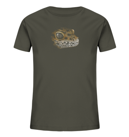 Leopard Gecko Skizze Kritzelkunst - Kids Organic Shirt