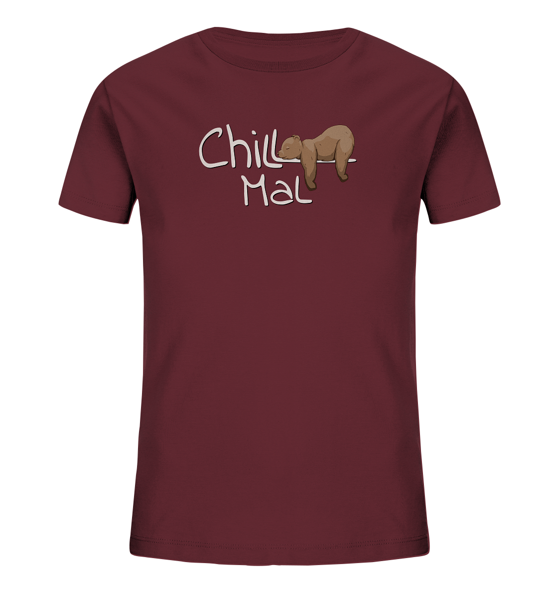 Chill Mal schläfriger Braunbär - Kids Organic Shirt
