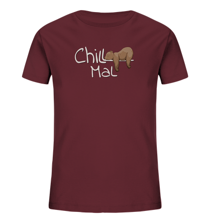 Chill Mal schläfriger Braunbär - Kids Organic Shirt