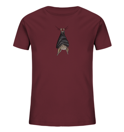 Lustig chillende Fledermaus - Kids Organic Shirt