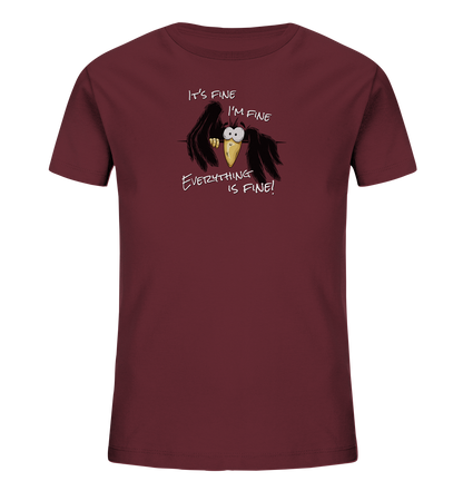 I’m Fine Rabe | Alles Gut Krähe - Kids Organic Shirt