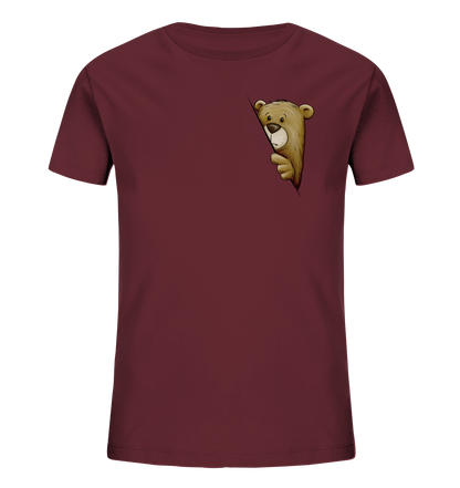 Funky Bär Illustration - Kids Organic Shirt