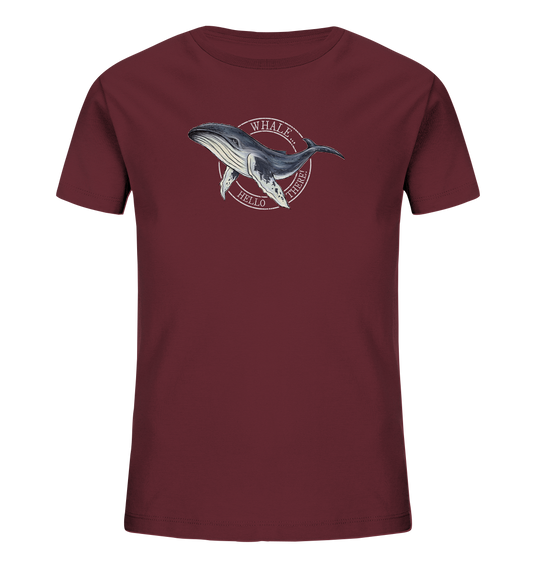 Whale, Hello There | Buckelwal - Kids Organic Shirt
