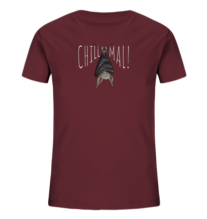 Chill Mal gemütliche Fledermaus - Kids Organic Shirt