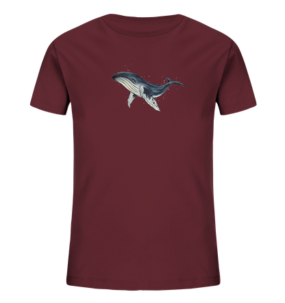Tiefsee Ozean-Riese Buckelwal - Kids Organic Shirt